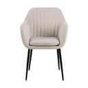 CASA Living Spisebordsstole Emilia Spisebordsstol i sand/sort, 1