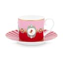 PIP Studio Krus og kopper med hank Love Birds Kop i Red, 1