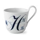 Royal Copenhagen Krus og kopper med hank Alfabet Kollektion Højhankskop - H i H krus, 1