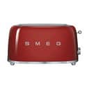 Smeg Brødristere 50's Style Brødrister TSF02RDEU i Rød, 39,4 cm, 1