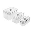 Zwilling Opbevaringsbokse Fresh & Save Vakuumbokssæt - 3 dele i BPA-fri plastik, Silikone, 1