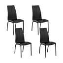 CASA Living Spisebordsstole Asama Spisebordsstol - 4 stk. i Mat sort, 1
