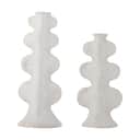 Bloomingville Kronelysestage Cason Lysestager - 2 stk. i Hvid, 1