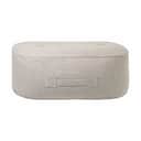 TRIMM Copenhagen Puffer Teddy Oblong Puf i Beige, 1