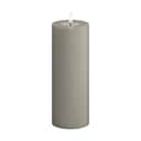 Deluxe Homeart LED-lys Real Flame LED Bloklys i Sand , 20 cm, 1