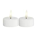 Deluxe Homeart Fyrfadsstage Deluxe LED Mini Fyrfadslys - 2 stk. i Hvid, 1