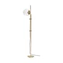 Hübsch Gulvlamper Bubble Gulvlampe i Messingfarve/Klar, 1