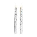 Sirius LED-lys Sille Genopladelig Sille LED Kronelys - 2 stk. i Hvid, 1