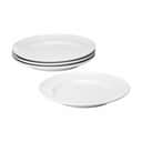 Georg Jensen Kagetallerkener Henning Koppel Koppel Sidetallerken - 4 stk. i Hvid, 1
