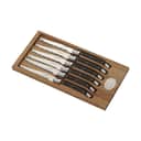 Jean Dubost Bordknive Laguiole Kniv - 6 stk. i Sort, 1