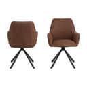 CASA Living Spisebordsstole Glenda Spisebordsstol - 2 stk. i Orange, 1