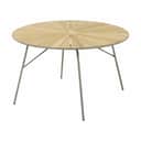 Mandalay Havespiseborde Marguerit Havebord i Teaktræ/olivengrøn, 120 cm, 1