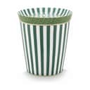 PIP Studio Krus og kopper uden hank Dot delight Royal Krus m. skål - 2 dele i Stripes & Tea Tip Grøn, 1
