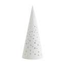 Kähler Fyrfadsstage Nobili Fyrfadsstage - Juletræ i Snehvid, 24,5 cm, 1