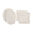 The Organic Company Vaskeklude Big Waffle Genanvendelige Vatrondeller - 4 stk. i Beige, 1