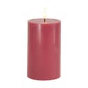 Sirius LED-lys Sille LED Bloklys i Rose Plum, H12,5 x Ø7,5 cm, 1