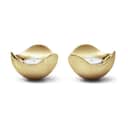Georg Jensen Fyrfadsstage Bloom Fyrfadsstage - 2 stk. i Guldfarvet, 1