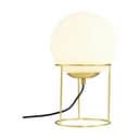 Dyberg Larsen Bordlamper Madrid Bordlampe i Opal/Messing, 1