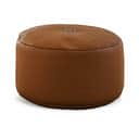 TRIMM Copenhagen Puffer Læder Tiny Moon Puf i Cognac, 1