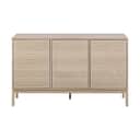 CASA Living Skabe Linley Skænk i Hvidpigmenteret, H80 x B135,4 cm, 1