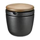 Skeppshult Peberkværne Walnut Swing Krydderikværn i Sort/Træ, 8 cm, 1