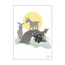 Poster&Frame Plakater Plakat - Tre bukke bruse i B29,7 x L42 cm, 1