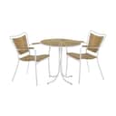 Mandalay Cafésæt Marguerit Cafésæt - 3 dele i Hvid, 70 cm, 1