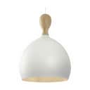 Halo Design Pendler Dueodde Pendel i Sort/lyst træ, 39 cm, 1