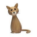 Spring Copenhagen Dyrefigurer Kat Brave i Natur, 1
