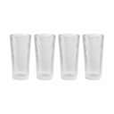 Stelton Vandglas Pilastro Glas - 4 stk. i klar, 4 stk. x 30 cl, 1