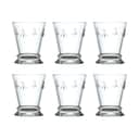 La Rochère Vandglas Abeille Vandglas - 6 stk. i 18 cl - Klar - Bier, 1