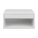 CASA Living Sengeborde Cholet Natbord i Hvid, 1