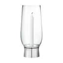 Georg Jensen Kronelysestage Lumis Hurricane Lysestage - Medium i Glas, 30 cm, 1