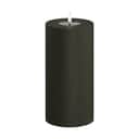Deluxe Homeart LED-lys Real Flame LED Udendørs Bloklys i Mørk Grøn, 20 cm, 1
