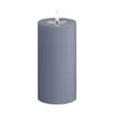 Deluxe Homeart LED-lys Real Flame LED Bloklys i Ice blue, 15 cm, 1