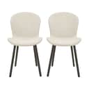 CASA Living Spisebordsstole Esra Spisebordsstol - 2 stk. i Beige, 1
