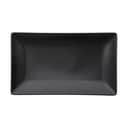 Aida Middagstallerkener Quadro Rektangulær Tallerken i Sort, B15 x L25 cm, 1