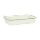 Kockums Jernverk Ovnfaste fade Ovnfast fad i Cream Lux/Green, B19,8 x L31,5 cm, 1
