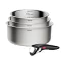 Tefal Grydesæt Ingenio Emotion Plus SS Grydesæt - 4 dele i Sølvfarvet, 1