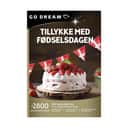 GO DREAM Oplevelsesgavekort Gavekort - Tillykke med fødselsdagen i Værdi: 299 ,-, 1