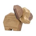 FableWood Dyrefigurer Lille Elefant i Natur, 1