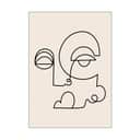 Poster&Frame Plakater Plakat - Inner Battle i B30 x L40 cm, 1