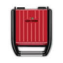 Russell Hobbs Bordgrill George Foreman Steel Compact Grill i Rød, 1