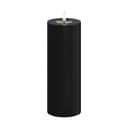 Deluxe Homeart LED-lys Real Flame LED Bloklys i Sort, 20 cm, 1