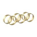 Broste Copenhagen Servietringe og -holdere Servietring - 6 stk. i Brass Finish, 1