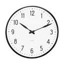 Arne Jacobsen Vægure Station Vægur i Sort/Hvid, 29 cm, 1
