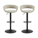 CASA Living Barstole Grace Barstol - 2 stk i Sand, 1