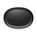 Eva Solo Serveringsfade Nordic Kitchen Oval Tallerken i Sort, B22 x L32 cm, 1