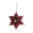 Casa Christmas Øvrigt julepynt Stjerne i Bordeaux/guld, 20 cm, 1