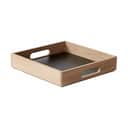 Andersen Furniture Bakker Serveringsbakke i Træ/sort, B28 x L28 cm, 1